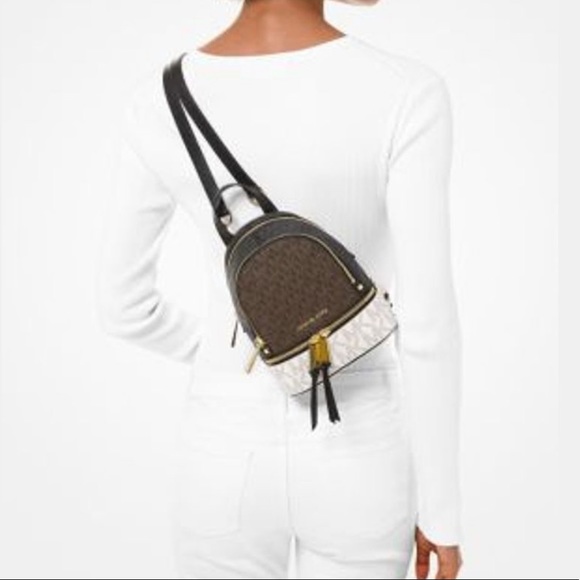 Michael Kors Mini Rhea Backpack - Picture 5 of 5